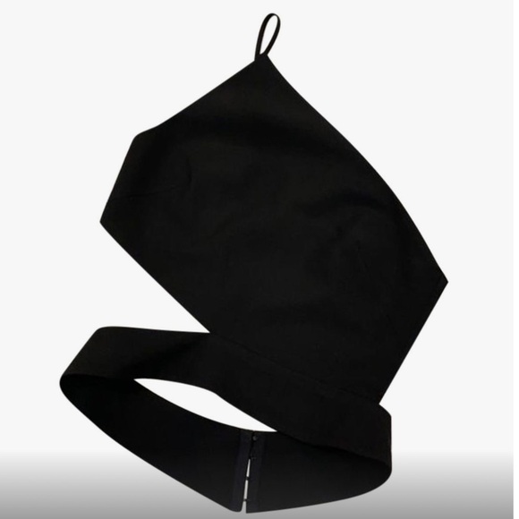 MICHELLE MASON Asymmetrical one shoulder bandeau top - Picture 3 of 12